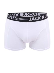Biele boxerky Jack & Jones Sense