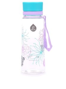 Plastová fľaša s motívom kvetov EQUA (600 ml)