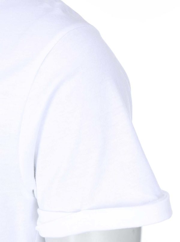 Biele pánske tričko s potlačou Belles Lettres
