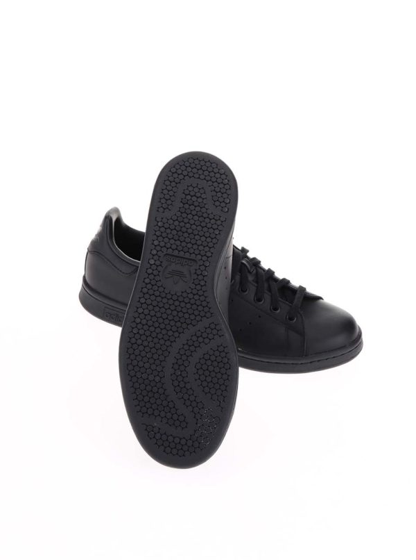 Čierne pánske kožené tenisky adidas Originals Stan Smith