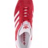 Červené pánske semišové tenisky adidas Originals Gazelle