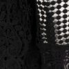 Čierne čipkované šaty s dlhým rukávom Miss Selfridge