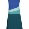 Modro-zelené vzorované šaty Tranquillo Tilda
