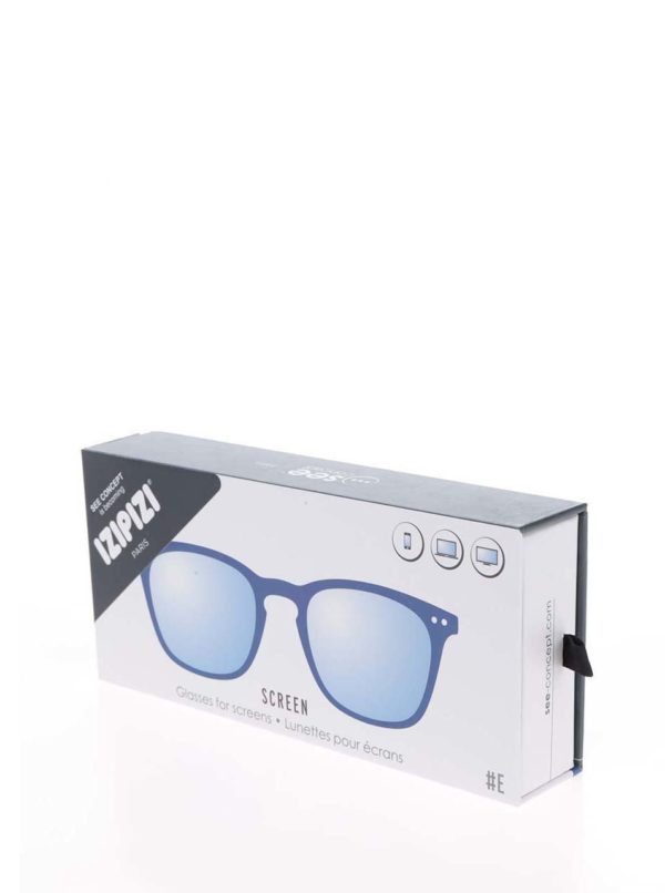 Modré unisex ochranné okuliare k PC IZIPIZI #E