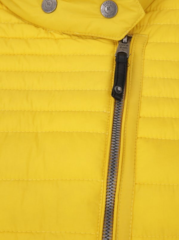 Žltá dámska prešívaná bunda Garcia Jeans