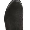 Čierne dámske kožené členkové topánky ny širokom podpätku Vagabond Grace
