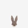 Drevená brošňa v tvare zajaca BeWooden Hare Brooch