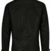Čierna koženková bunda ONLY & SONS Karter