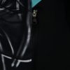Čierna vzorovaná dámska tenká vodovzdorná športová bunda Under Armour