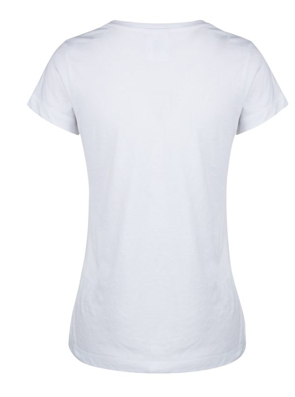 Zeleno-biele dámske tričko s potlačou LOAP Byblosa