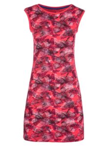 Čierno-ružové kvetované šaty LOAP Brea