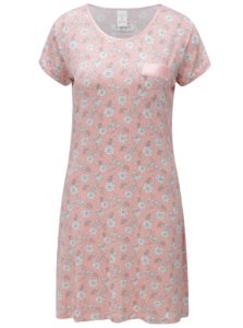 Ružová vzorovaná nočná košeľa M&Co