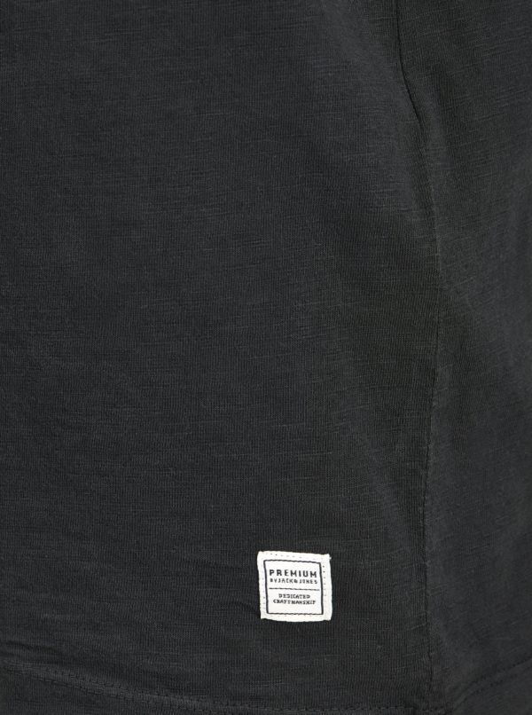 Čierne tričko Jack & Jones Premium Benjamin