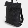 Čierny bodkovaný batoh s karabínou City Fold 16 l
