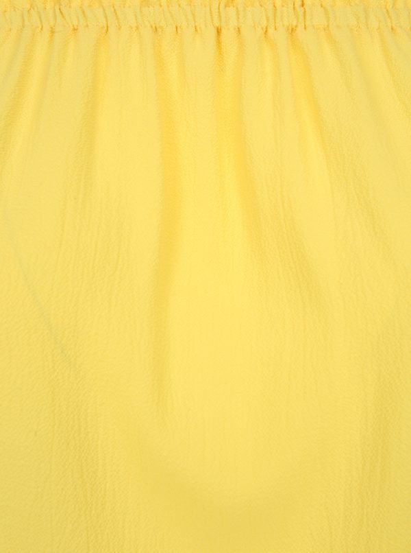 Žltá blúzka so spadnutými ramenami Dorothy Perkins Curve