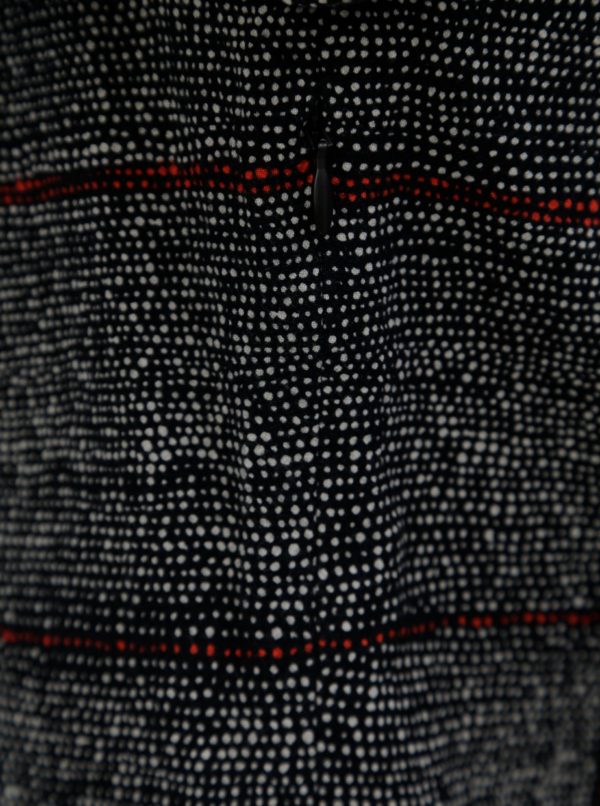 Sivo-čierne vzorované šaty Skunkfunk Elosta