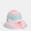 Mentolovo–ružový dievčenský obojstranný klobúk Reima Viiri