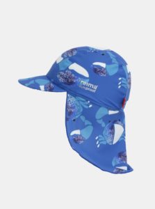 Modrá chlapčenská vzorovaná čiapka proti slnku Reima Turtle