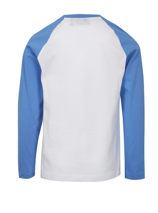 Modro-biele chlapčenské tričko s motívom skateboardu Mix´n Match