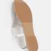 Biele kožené sandále s ozdobnými korálkami Dorothy Perkins