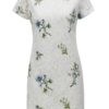 Biele kvetované čipkované šaty Dorothy Perkins Petite