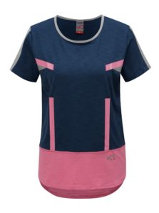 Modro-ružové tričko Kari Traa Anita Tee