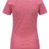 Ružové pruhované tričko Jacqueline de Yong Christine