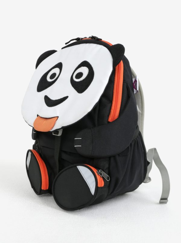 Čierno-biely batoh v tvare pandy Affenzahn 8 l