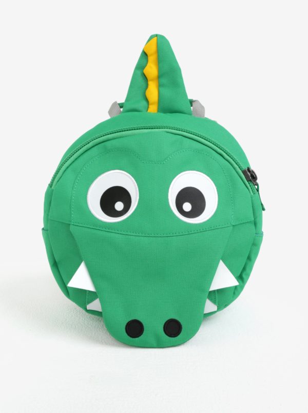 Zelený batoh v tvare krokodíla Affenzahn 4 l