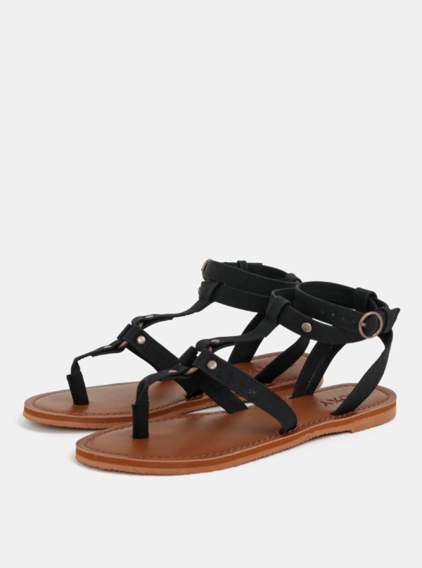 Čierne dámske sandále Roxy Soria