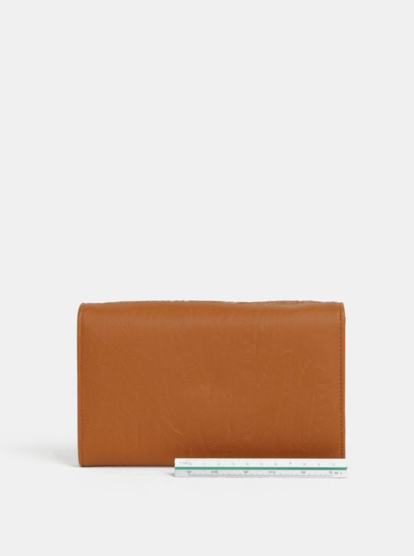 Hnedá peňaženka s jemným vzorom Roxy Motel