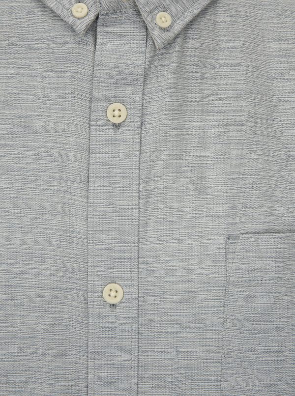 Modro-sivá pánska melírovaná košeľa Quiksilver