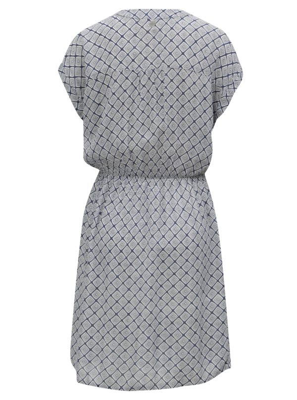 Sivo–modré vzorované šaty Rip Curl