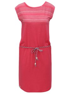 Ružové šaty so vzorom Ragwear Valencia