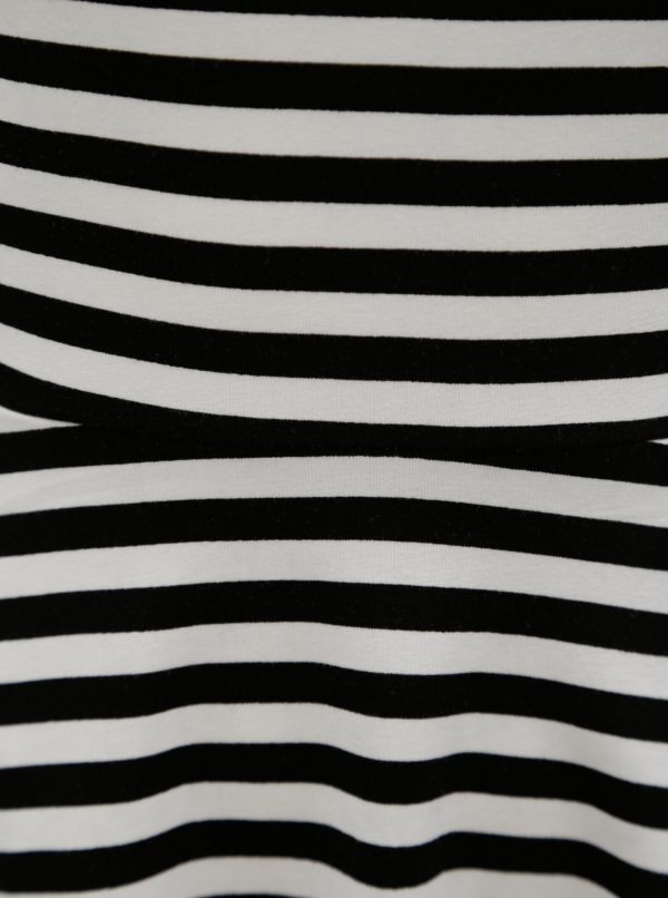 Čierno-biele pruhované šaty Dorothy Perkins