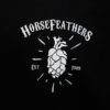 Čierne pánske tričko s dlhým rukávom Horsefeathers Hoppy