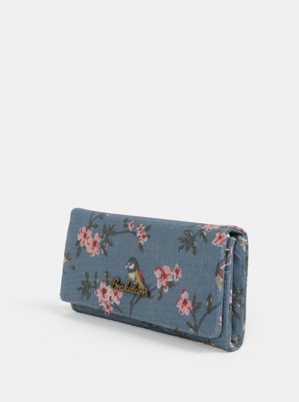Modrá kvetovaná peňaženka Brakeburn