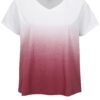 Ružovo-biele tričko simply be.