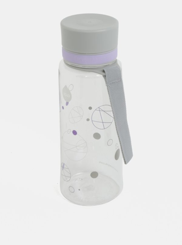 Plastová fľaša s motívom kruhov EQUA (600 ml)