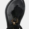 Čierne sandálky so strapcami Dorothy Perkins