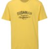 Žlté pánske tričko s potlačou BUSHMAN Cornhill