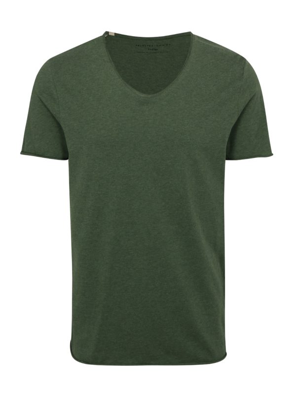 Zelené tričko Selected Homme Shine