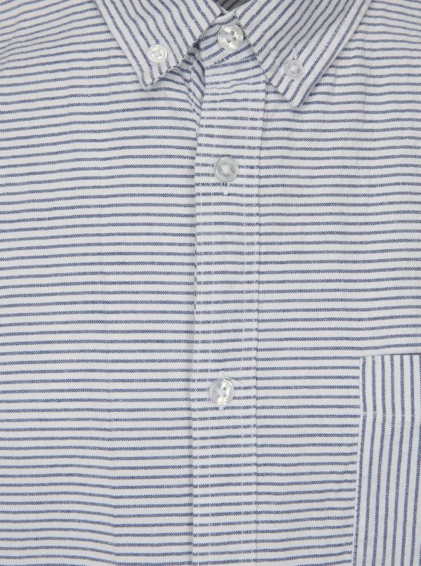 Modro-biela pruhovaná košeľa Burton Menswear London