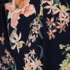 Tmavomodré kvetované kraťasy Dorothy Perkins Curve