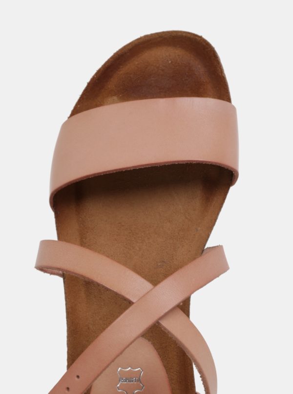 Staroružové kožené sandále OJJU