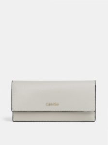 Béžová veľká dámska peňaženka Calvin Klein Jeans