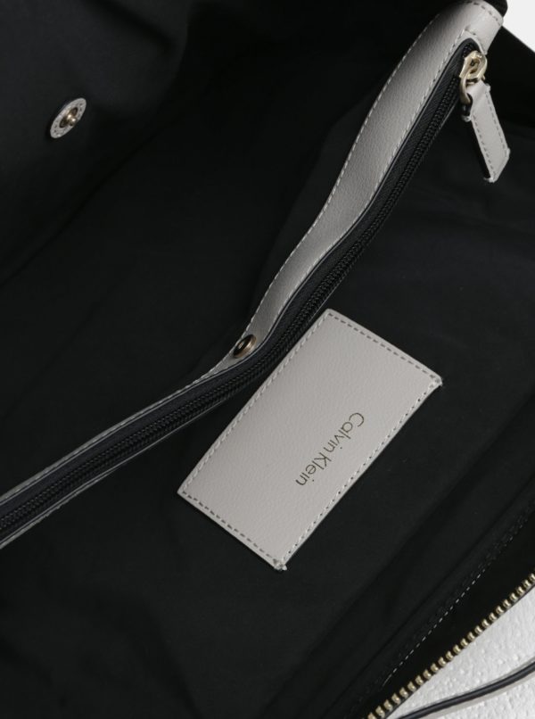 Béžová dámska taška na notebook Calvin Klein Jeans