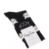 Čierne dámske ponožky s mačacím vzorom Happy Socks Cat Sock