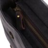 Tmavosivá unisex kožená taška Urban Bag