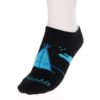 Čierne unisex členkové ponožky s motívom stanu Fusakle Noc v prérii
